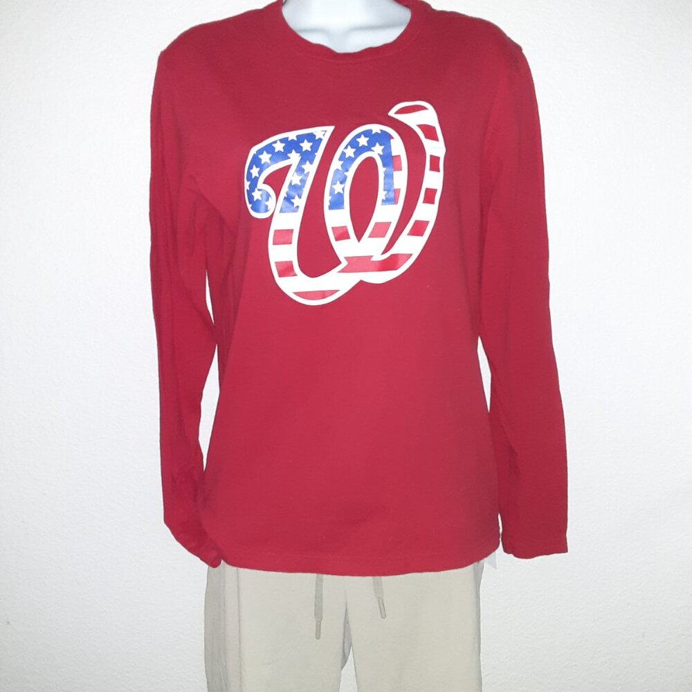 Washington Nationals Baseball Shirt * Long Sleeve * Small *